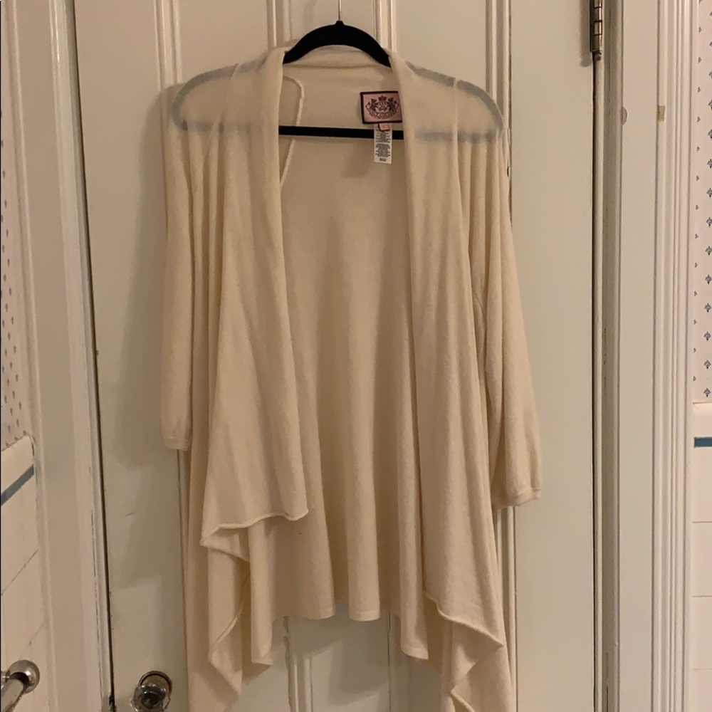 Juicy Couture cream cardigan